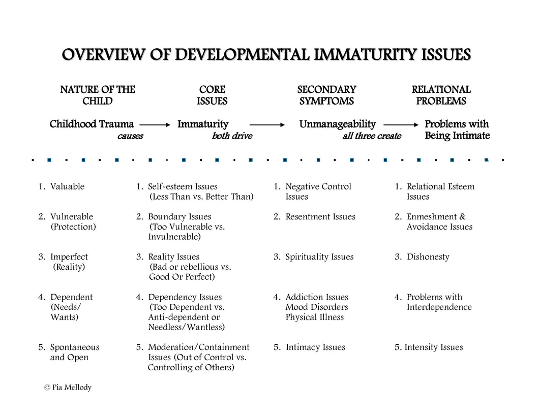 Overview of Developmental Immaturity Issues Poster