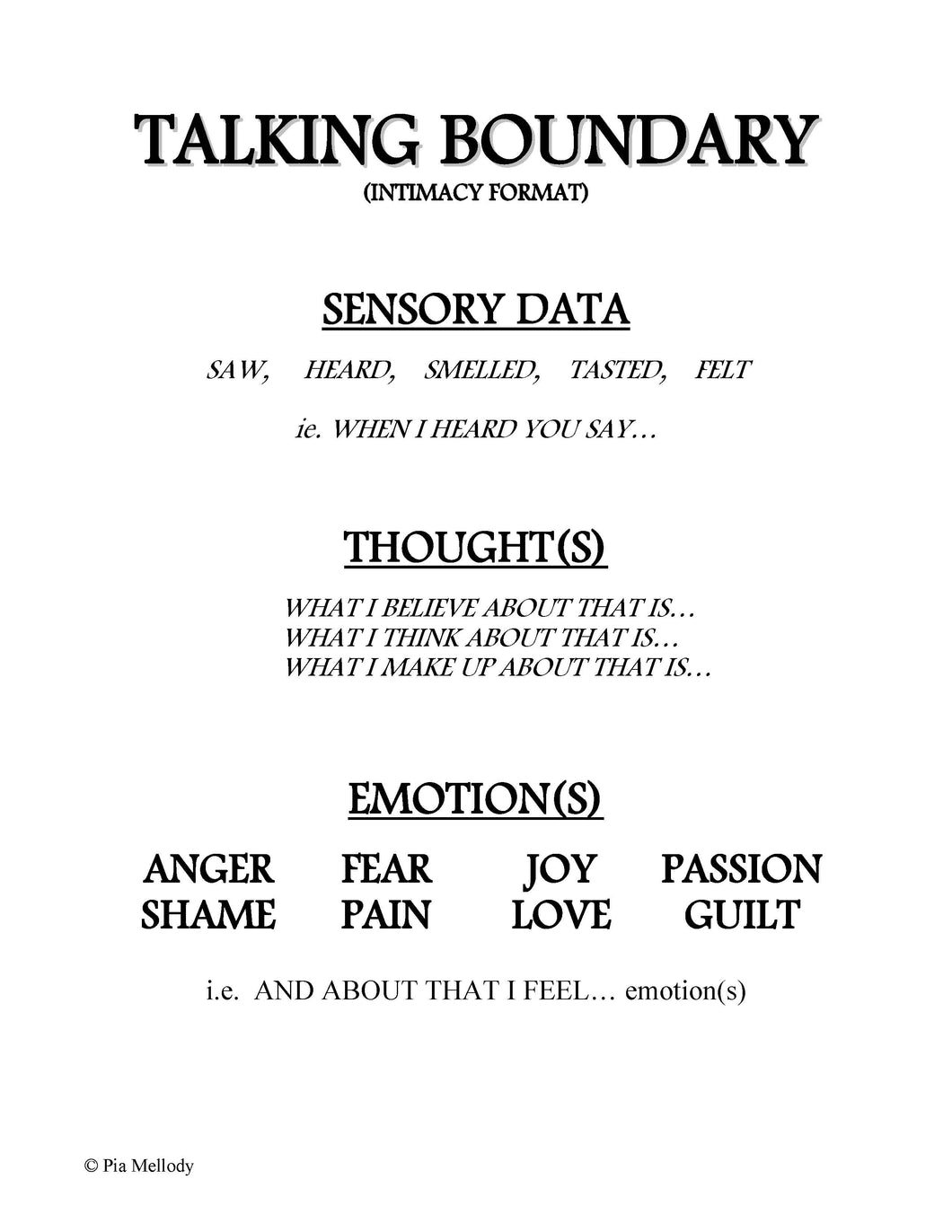 Talking Boundary Poster
