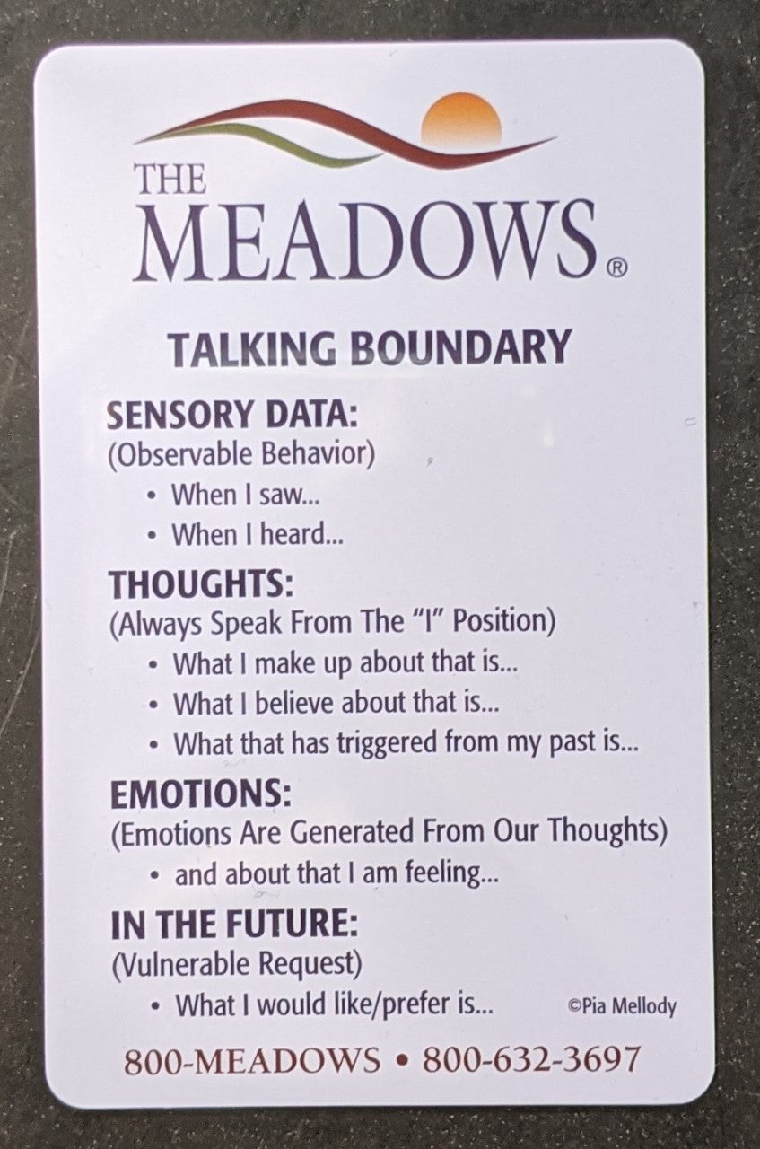 Feelings Card/Talking Boundaries